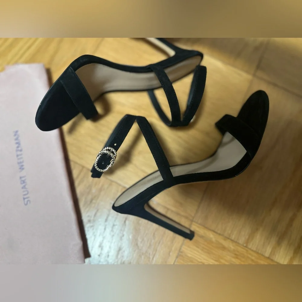 STUART WEITZMAN Sandals
Crystal Studded Ankle Strap Sandals - Picture 5 of 6